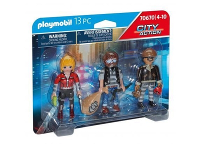 PLAYMOBIL - PLAYMOBIL City Action 70670 Boeven Figurenset