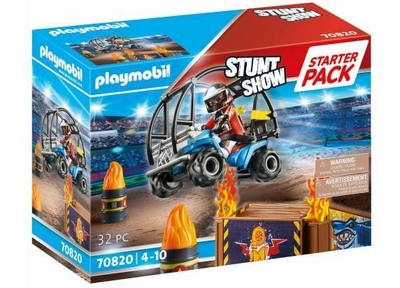PLAYMOBIL Starterpack Stuntshow Quad met vuurhelling - 70820