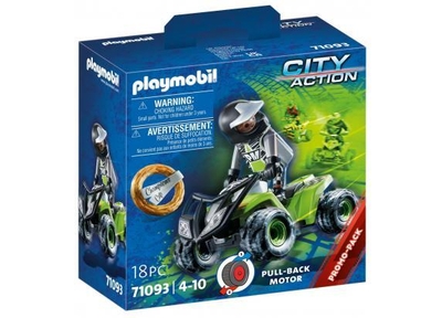 PLAYMOBIL City Action Racers Speed Quad - 71093