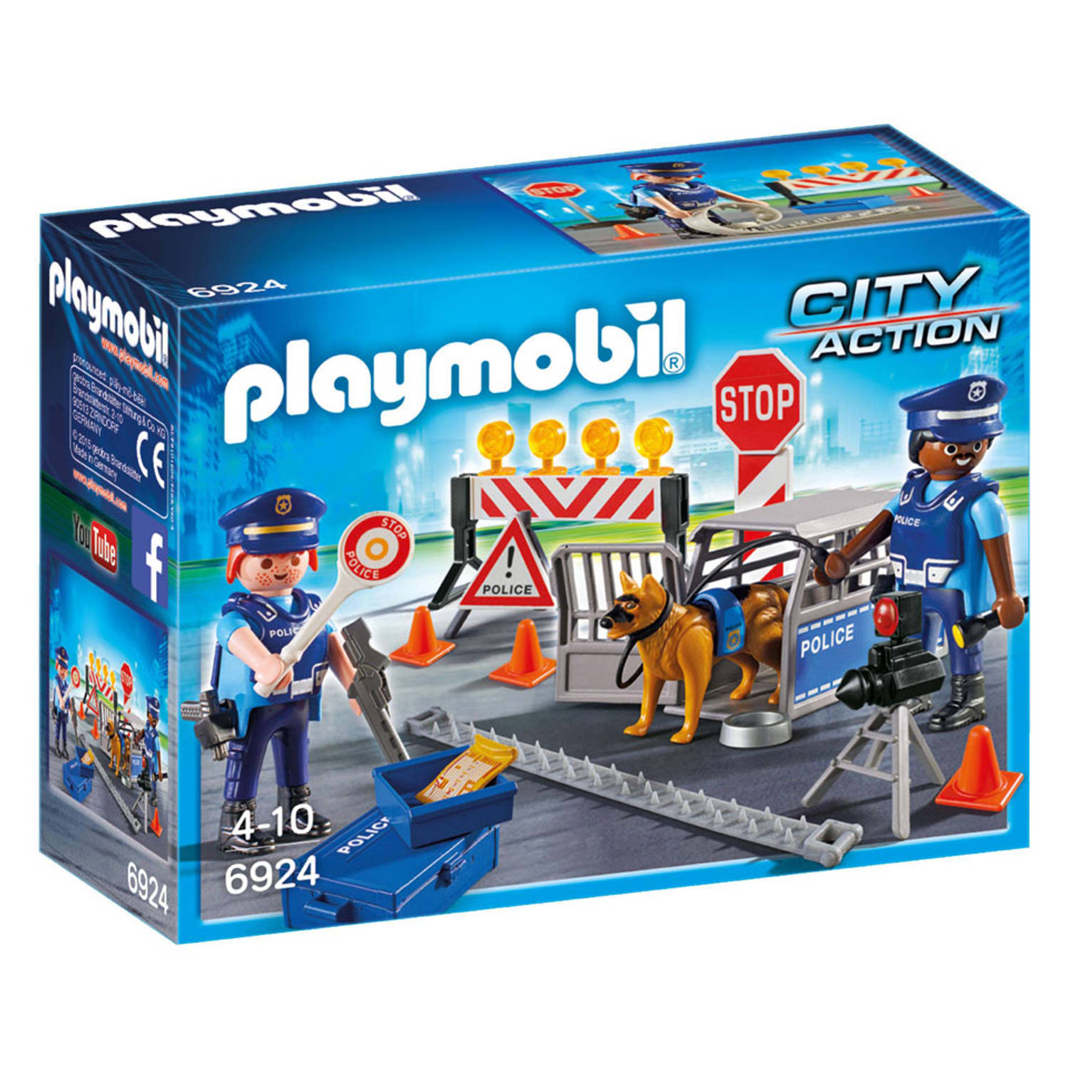 Playmobil City Action politiewegversperring