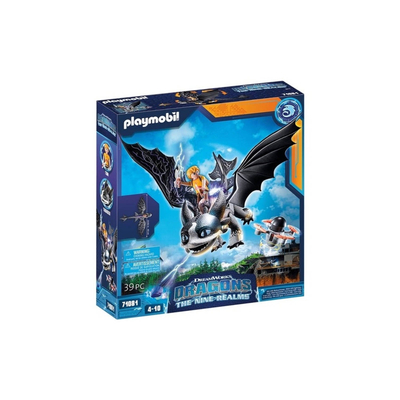 PLAYMOBIL How To Train Your Dragon Dragons: The Nine Realms - Thunder & Tom - 71081