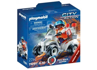 PLAYMOBIL - PLAYMOBIL City Action 71091 Reddingsdienst Speed Quad