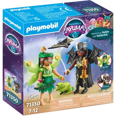 PLAYMOBIL Adventures of Ayuma Forest Fairy & Bat Fairy met totemdieren - 71350