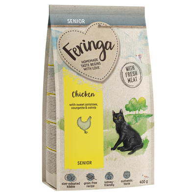 Feringa Senior 7+ Kip - 400 g - kattenbrokken
