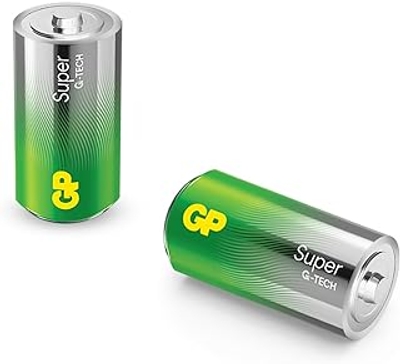 GP Alkaline Super C Baby batterij 1,5 V - 2 stuks
