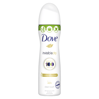 Dove Compressed Invisible Dry Anti-transpirant Deodorant Spray 75 ML