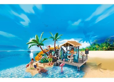 PLAYMOBIL Vakantie-eiland met strandbar - 6979