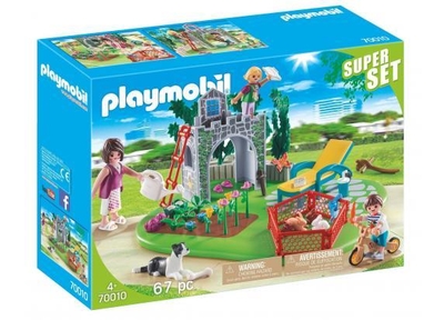 PLAYMOBIL  SuperSet Familietuin - 70010