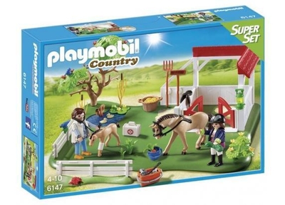 Playmobil SuperSet Eerste Hulp in de stal  - 6147
