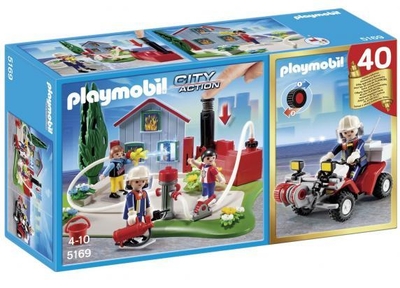 Jubileum Compact Set Brandweerinterventie met quad / CompactSet anniversaire "Brigade de pompiers avec quad"