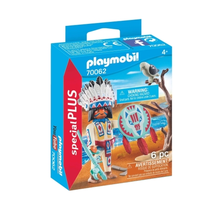 PLAYMOBIL Inheems stamhoofd - 70062