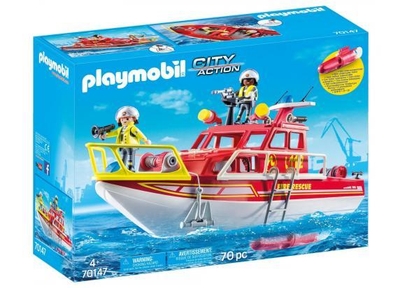PLAYMOBIL  Brandweerboot - 70147