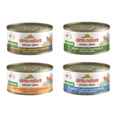 Almo Nature HFC Natural Combipack C Tonijn (24x70 g) 24 x 70 g - kattenbrokken - natvoer katten