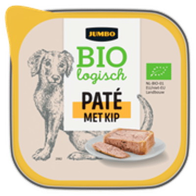 Jumbo Biologisch Paté met Kip 150g - natvoer honden