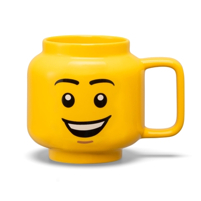 LEGO Grote keramische mok met vrolijk jongenshoofd