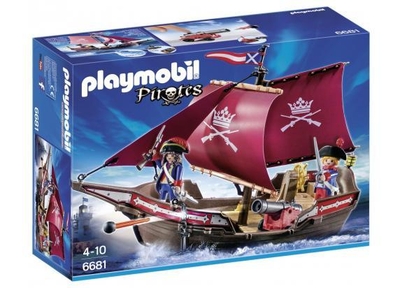 PLAYMOBIL Soldatenzeilschip met kanonnen - 6681