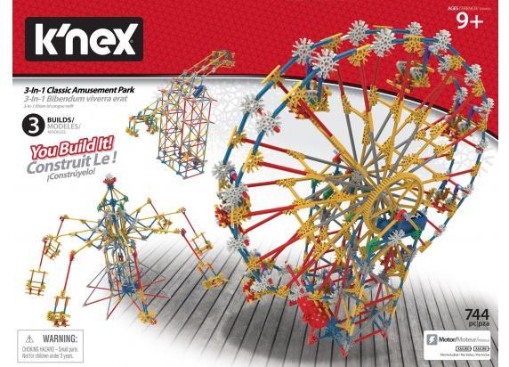 K'Nex K'nex 3-in-1 Amusement Park met 744 onderdelen