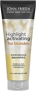 John Frieda Sheer Blonde Highlight Activating Moisturising Shampoo met Avocado-olie voor blond haar, 250 ml