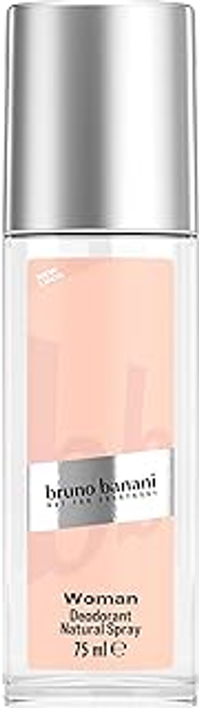 Bruno Banani Woman Parfum Deodorant Natural Spray, bloemig-fruitige deodorant voor dames, 75 ml