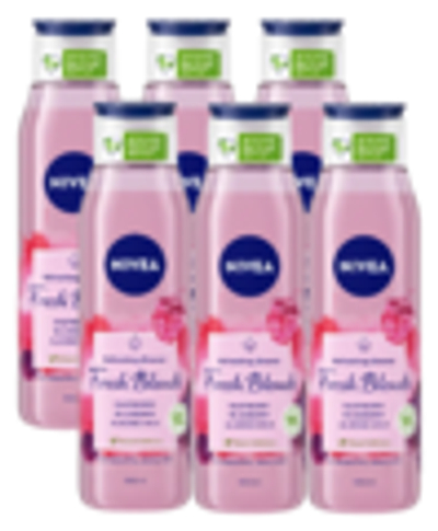 Nivea Fresh Blends Framboos Douchegel Voordeelverpakking 6x300 ml
