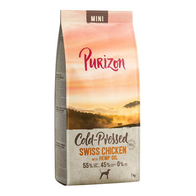 Purizon Probeerpakketten 2 x 1 kg - Koudgeperste mini Zwitserse kip - hondenbrokken