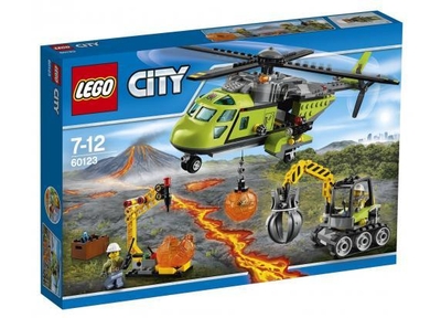 LEGO City Vulkaan Bevoorradingshelikopter - 60123