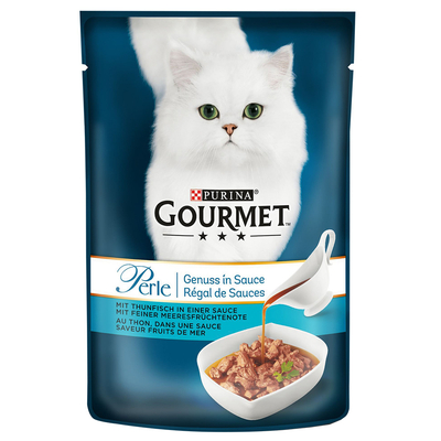 Gourmet Perle Kattenvoer 26 x 85 g - Tonijn in Saus (26 x 85 g) - natvoer katten