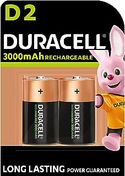 Duracell Rechargeable D 3000aMh batterijen - 2 stuks