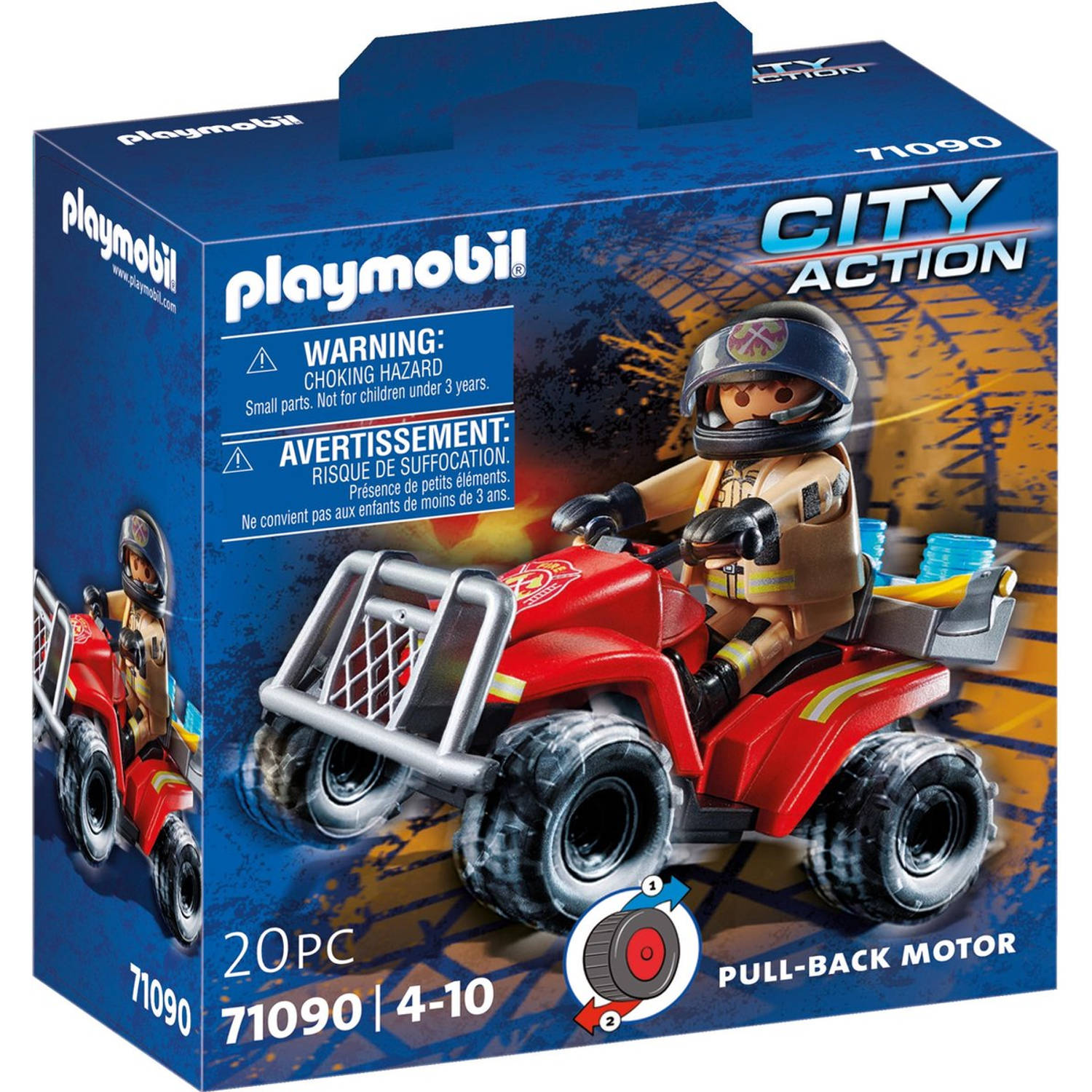 Playmobil City Action Brandweer Speed Quad 71090