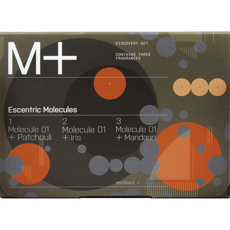 Escentric Molecules M+ Patchouli Iris Mandarin Discovery Set 3 x