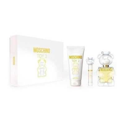 Moschino Toy 2 Giftset - 100 ml eau de parfum spray + 10 ml eau de parfum tasspray + 100 ml bodylotion - cadeauset voor dames