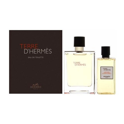 Hermès Terre d'Hermès Giftset - 100 ml eau de toilette spray + 80 ml showergel - cadeauset voor heren