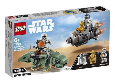 LEGO Star Wars Escape Pod vs. Dewback Microfighters - 75228