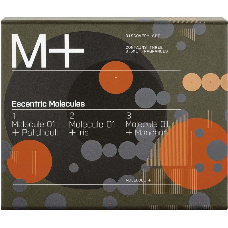 Escentric Molecules M+ Patchouli Iris Mandarin Discovery Set 3 x