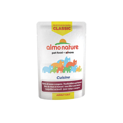 Almo Nature HFC Jelly Maaltijdzakje - Tonijnfilet met Kreeft - 24 x 55 g - natvoer katten