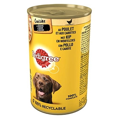 Pedigree Saus met kip en wortelen, 24 x 400 gram - natvoer honden
