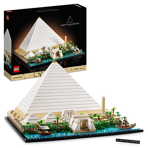 LEGO 21058 Architecture Grote Piramide van Gizeh, Modelbouw Set voor Volwassenen, Creatieve Hobby en Cadeautip voor Verzamelaars