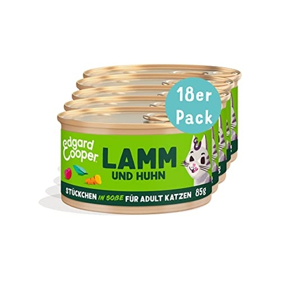 Edgard & Cooper 18 x 85 gr (lam/kip) - natvoer katten