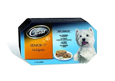 Cesar Multipack Terrine Pour Chien Senior - 4 x 150 g - natvoer honden