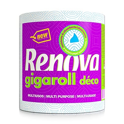 Renova Keukenrol (Gigaroll gedecoreerd), 1 stuk