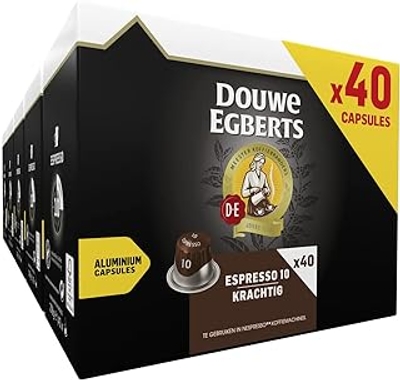 Douwe Egberts Espresso Krachtig Koffiecups, 5 x 40 Cups