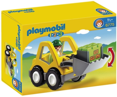 Playmobil 1-2-3 Graafmachine met werkman 6775