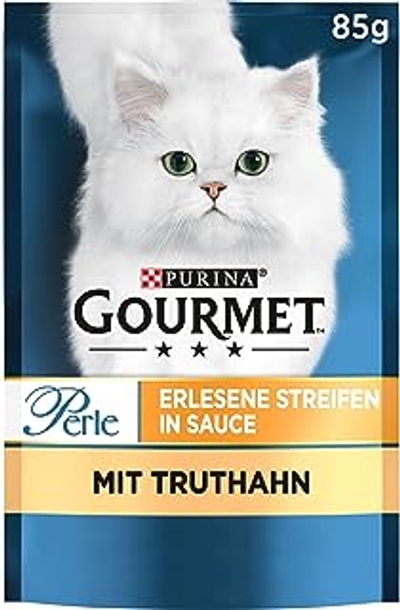 PURINA GOURMET Perle met kalkoen, 26 x 85 gram - natvoer katten