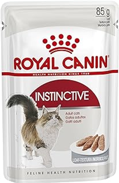 Royal Canin Instinctive, Cat Food - 12 x 85 gr package - Total: 1020 gr - kattenbrokken