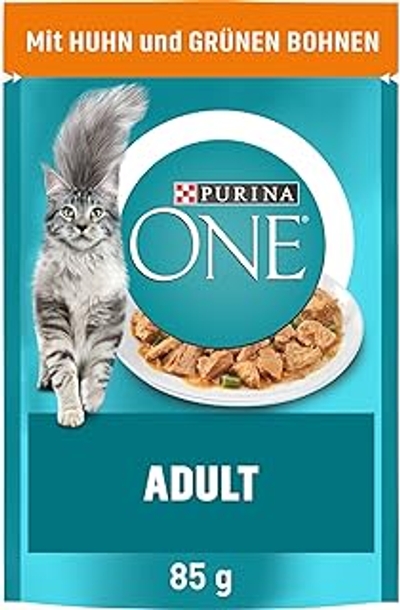 PURINA ONE delicate stukjes in saus met kip, 26 x 85 gr - natvoer katten