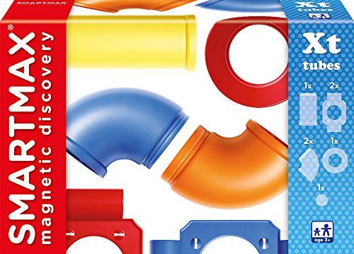 SmartMax - Tubes XT Extension Set 6 pcs, Magnetic Discovery, 1+ Years,33 x 8 x 21 cm