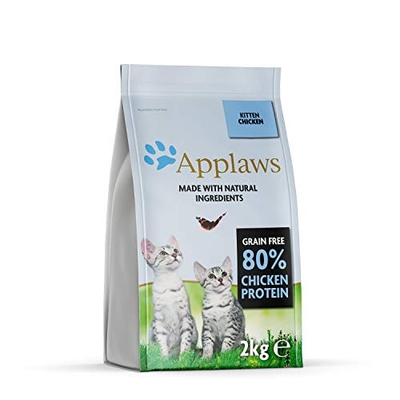 Applaws Droog kattenvoer kip voor kittens, 2kg - kattenbrokken