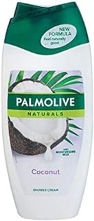 Palmolive Douchegel Naturals Kokosnoot & Melk 6 x 250 ml - crèmedouche met vochtmelk en kokosgeur