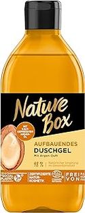 Nature Box Opbouwende douchegel met argangeur, 250 ml