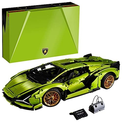 LEGO 42115 Technic Lamborghini Sián FKP 37, Bouwpakket met Auto Schaalmodel, Unieke Collectible en Leuk Cadeau Idee voor Volwassenen